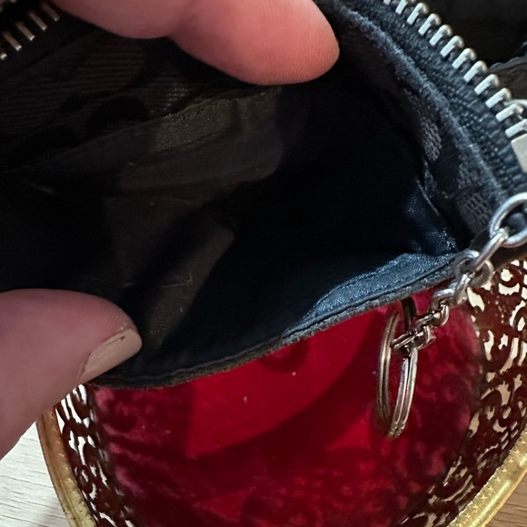 Vintage Coach Leatherware signature canvas and leather key/cardholder - EUC - Picture 6 of 10